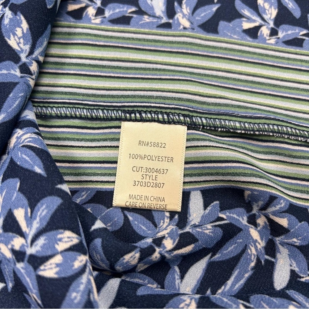 MaxStudio Kimono L Multicolor Bloom Cover Up Cardigan Long Duster Cottage Cruise - Picture 8 of 13